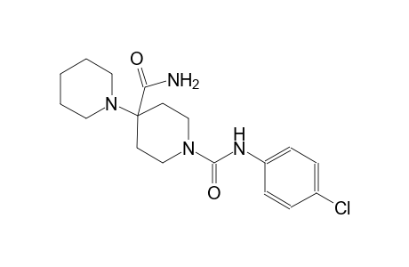 1-{4'-acetyl-[1,4'-bipiperidin]-1'-yl}-2-(4-chlorophenyl)ethan-1-one