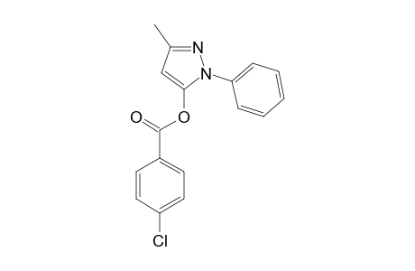 (3-METHYL-1-PHENYL-1H-PYRAZOL-5-YL)-4-CHLOROBENZOATE