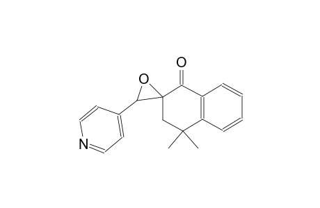 4,4-dimethyl-3'-(pyridin-4-yl)-3,4-dihydro-1H-spiro[naphthalene-2,2'-oxiran]-1-one