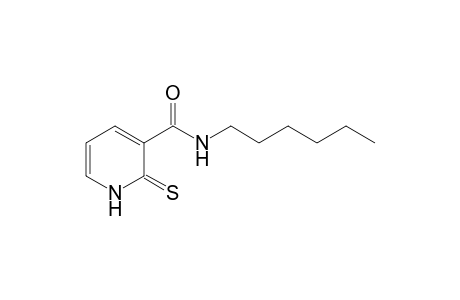N-hexyl-2-sulfanylidene-1H-pyridine-3-carboxamide