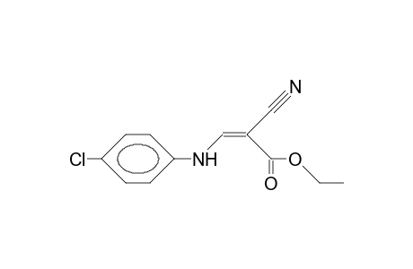 3Z-(4-Chloro-anilino)-2-cyano-propenoic acid, ethyl ester