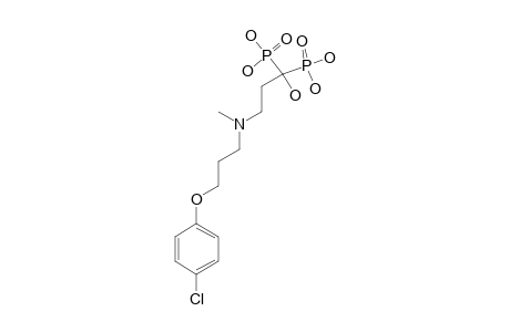 1-HYDROXY-3-[METHYL-(3-(4-CHLOROPHENOXY)-PROPYL)-AMINO]-PROPYLIDENE-1,1-BISPHOSPHONIC-ACID