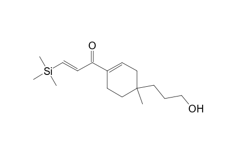 2-Propen-1-one, 1-[4-(3-hydroxypropyl)-4-methyl-1-cyclohexen-1-yl]-3-(trimethylsilyl)-, (E)-