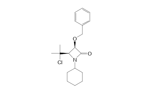 CIS-3-BENZYLOXY-4-[(1-CHLORO-1-METHYL)-ETHYL]-1-CYCLOHEXYL-AZETIDIN-2-ONE