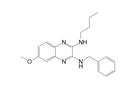 3-Benzilamino-2-butylamino-6-methoxyquinoxaline