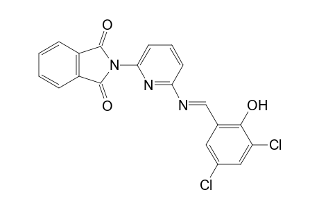 N-{6-[(3,5-dichlorosalicylidene)amino]-2-pyridyl}phthalimide