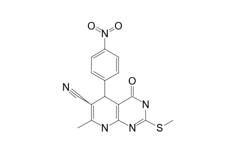 6-CYANO-3,7-DIMETHYL-2-METHYLSULFANYL-5-(4-NITROPHENYL)-5,8-DIHYDROPYRIDO-[2,3-D]-PYRIMIDIN-4(3H)-ONE