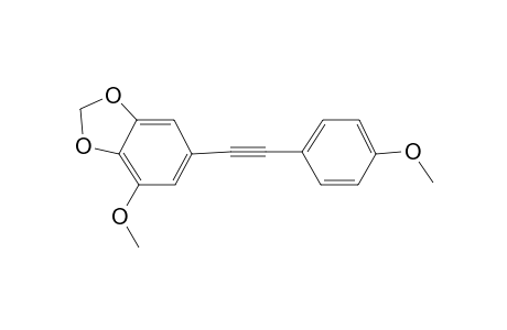 4-Methoxy-6-[2-(4-methoxyphenyl)ethynyl]-2H-1,3-benzodioxole