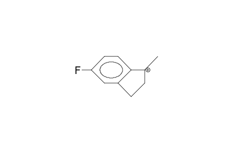 5-Fluoro-1-methyl-1-indanyl cation