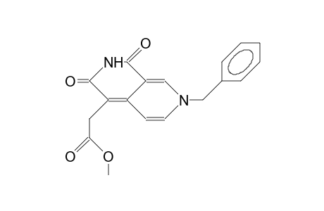 8-Benzyl-2-carbomethoxymethyl-3,5-dioxo-4,8-diaza-bicyclo(4.4.0)deca-1,6,9-triene