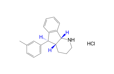 trans-4a,5,cis-4a,9b-2,3,4,4a,5,9b-hexahydro-5-m-tolyl-1H-indeno[1,2-b]pyridine, hydrochloride