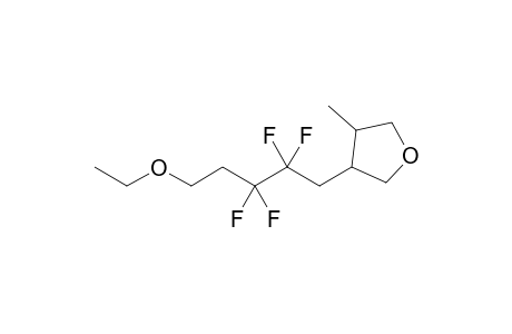 3-(5-ethoxy-2,2,3,3-tetrafluoropentyl)-4-methyloxolane