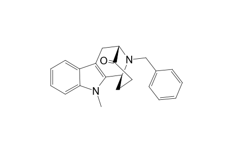 (-)-(6S,10S)12-Benzyl-5-methyl-9-oxo-6,7,8,9,10,11-hexahydro-6,10-imino-5H-cyclooct[b]indole