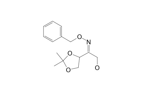(2Z)-2-(benzyloxyimino)-2-(2,2-dimethyl-1,3-dioxolan-4-yl)ethanol