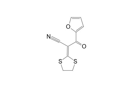 ALPHA-1,3-DITHIOLAN-2-YLIDENE-BETA-OXO-2-FURANPROPANENITRILE
