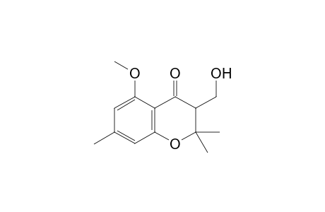 3-(Hydroxymethyl)-5-methoxy-2,2,7-trimethylchroman-4-one