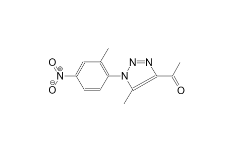 1-[5-methyl-1-(2-methyl-4-nitrophenyl)-1H-1,2,3-triazol-4-yl]ethanone