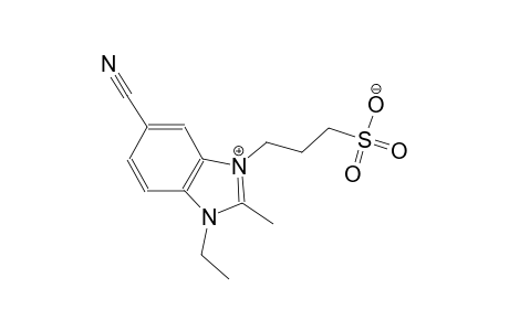 3-(5-cyano-1-ethyl-2-methyl-1H-benzo[d]imidazol-3-ium-3-yl)propane-1-sulfonate