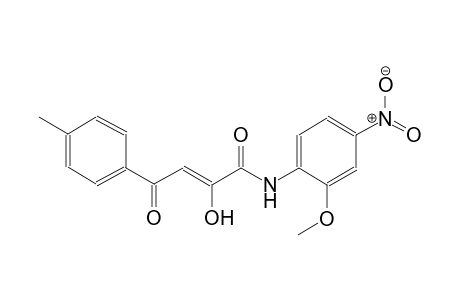 (2Z)-2-hydroxy-N-(2-methoxy-4-nitrophenyl)-4-(4-methylphenyl)-4-oxo-2-butenamide