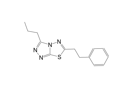 6-(2-phenylethyl)-3-propyl[1,2,4]triazolo[3,4-b][1,3,4]thiadiazole