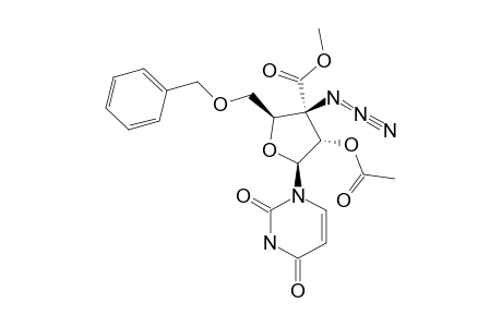 (3'S)-2'-O-ACETYL-3'-AZIDO-5'-O-BENZYL-3'-DEOXY-3'-C-(METHOXYCARBONYL)-URIDINE
