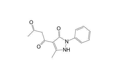 1-(5-keto-3-methyl-1-phenyl-3-pyrazolin-4-yl)butane-1,3-dione