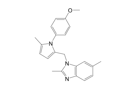 2,6-Dimethyl-1-{[1-4-methoxyphenyl-5-methylpyrrol-2-yl]methyl}-1H-benzimidazole