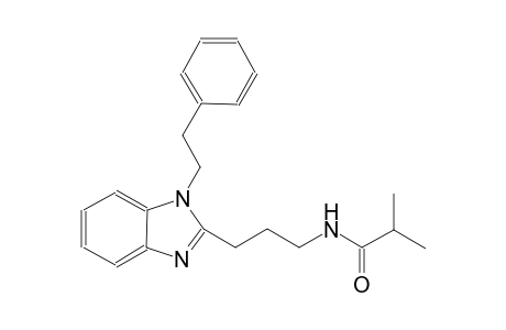 propanamide, 2-methyl-N-[3-[1-(2-phenylethyl)-1H-benzimidazol-2-yl]propyl]-