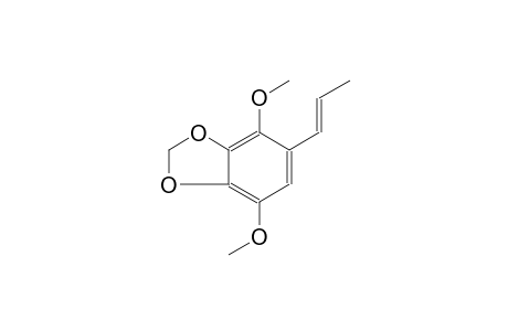 1,3-benzodioxole, 4,7-dimethoxy-5-[(1E)-1-propenyl]-