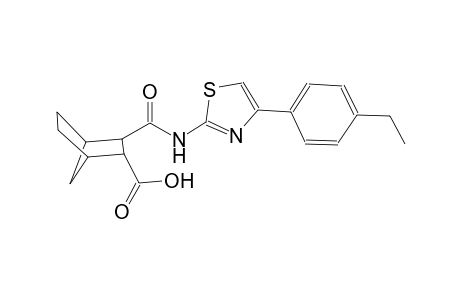 3-({[4-(4-ethylphenyl)-1,3-thiazol-2-yl]amino}carbonyl)bicyclo[2.2.1]heptane-2-carboxylic acid