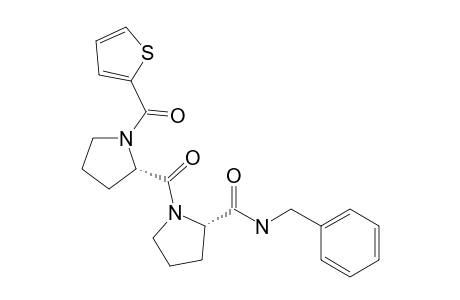 (S)-N-Benzyl-1-((thiophene-2-carbonyl)-L-prolyl)pyrrolidine-2-carboxamide