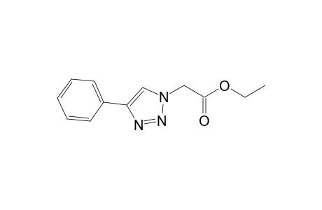 2-(4-phenyl-1-triazolyl)acetic acid ethyl ester