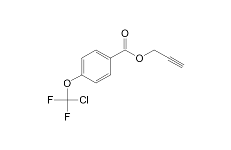 Benzoic acid, 4-(chlorodifluoromethoxy)-, 2-propynyl ester