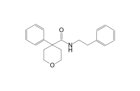 4-phenyl-N-(2-phenylethyl)tetrahydro-2H-pyran-4-carboxamide