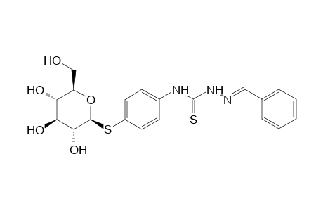 benzaldehyde, 4-[p-(beta-D-glucosylthio)phenyl]-3-thiosemicarbazone