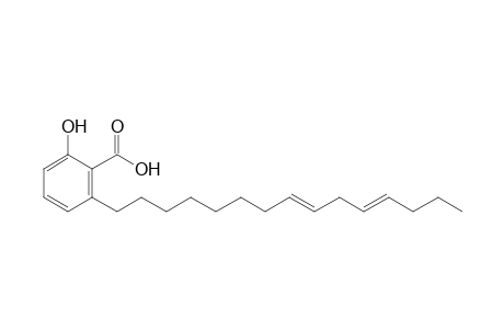 2-Hydroxy-6-[(8E,11E)-pentadeca-8,11-dienyl]benzoic acid