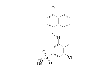 3-Amino-5-chloro-p-toluolsulfonin acid->1-naphtholAzo]-4-methyl-, monosodium salt