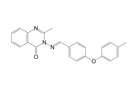2-Methyl-3-({(E)-[4-(4-methylphenoxy)phenyl]methylidene}amino)quinazolin-4(3H)-one