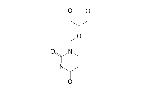 1-[(2-hydroxy-1-methylol-ethoxy)methyl]pyrimidine-2,4-quinone