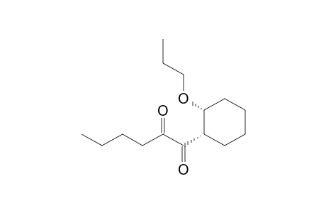 (+-)-cis-Propoxy-2-(1,2-dioxohexyl)cyclohexane