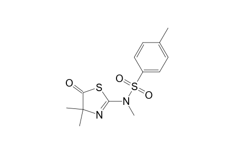 Benzenesulfonamide, N-(4,5-dihydro-4,4-dimethyl-5-oxo-2-thiazolyl)-N,4-dimethyl-