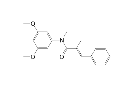 (E)-N-(3,5-dimetoxyphenyl)-N,2-dimethyl-3-phenylacrylamide