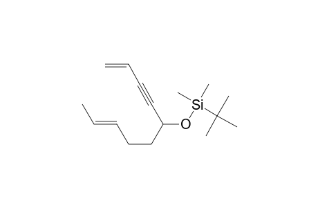 Silane, [[1-(3-buten-1-ynyl)-4-hexenyl]oxy](1,1-dimethylethyl)dimethyl-, (E)-(.+-.)-