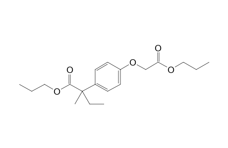 propyl 2-methyl-2-[4-(2-oxo-2-propoxy-ethoxy)phenyl]butanoate
