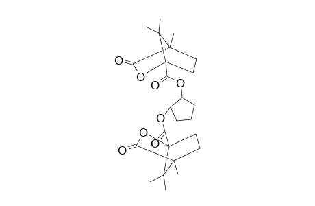 1,2-Cyclopentanediol, bis(4,7,7-trimethyl-3-oxo-2-oxabicyclo[2.2.1]heptane-1-carboxylate)