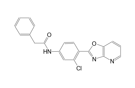 benzeneacetamide, N-(3-chloro-4-oxazolo[4,5-b]pyridin-2-ylphenyl)-