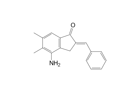4-Amino-2-benzylidene-5,6-dimethylindan-1-one