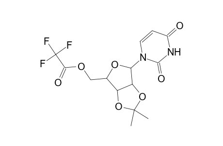 Uridine, 2',3'-O-isopropylidene-, 5'-(trifluoroacetate)