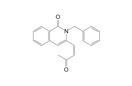 (Z)-2-Benzyl-3-(3-oxobut-1-en-1-yl)isoquinolin-1(2H)-one