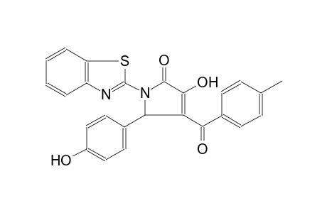 1-(1,3-benzothiazol-2-yl)-3-hydroxy-5-(4-hydroxyphenyl)-4-(4-methylbenzoyl)-1,5-dihydro-2H-pyrrol-2-one
